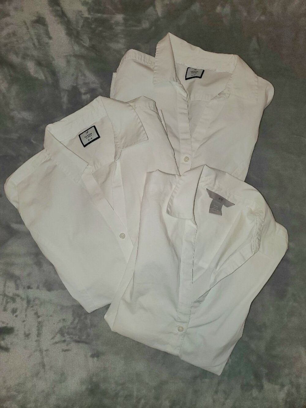 Lot of 3 white dress shirts